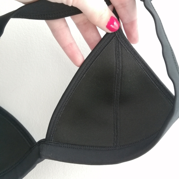 Triangl Mesh Overlay Neoprene Triangle Bikini Top XS - Picture 8 of 12